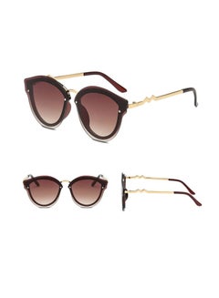 اشتري Fashion Vintage Irregular Shape Sunglasses في الامارات