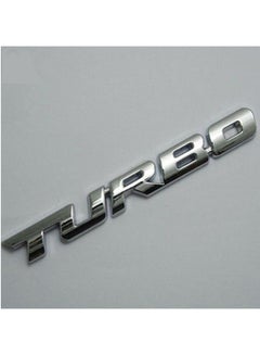 Buy Cool 3D Letter Turbo Car Decal Sticker in UAE