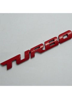 اشتري ملصق رائع للسيارة بتصميم عبارة "Turbo" بنمط ثلاثي الأبعاد في السعودية