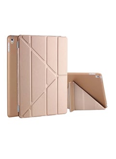 Buy Origami Slim Leather Magnetic Cover Case For Apple Ipad Pro 9.7 Inch Gold in UAE