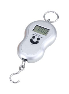 Buy Portable Digital Weighing Scale Grey 8.4x5x1.6cm in Saudi Arabia