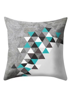 Buy Geometric Pattern Pillow Cushion Case Multicolour 45 x 45cm in Saudi Arabia