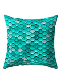 Buy Fashion Shell Fish Scale Pillow Case Green 45 x 45cm in Saudi Arabia