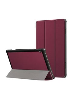 Buy Protective Case Cover For Lenovo Tab M10 TB-X605F Burgundy in UAE