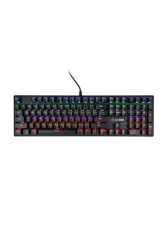 اشتري 108 Key Wired Cable Keyboard - Russian/English أسود في السعودية