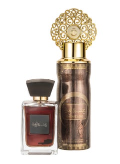 Buy 2-Piece Khasb Al Oud Gift Set 200ml in Saudi Arabia