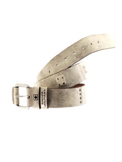 Buy Swiss Military Leather Belt Beige in UAE