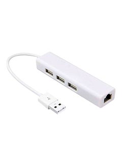 Buy 3-USB Port Hub White in UAE