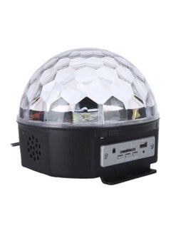اشتري LED Disco Bluetooth Speaker شفاف/ أسود في الامارات