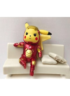 Buy Pikachu Cosplay Iron Man Figure Red/Yellow in UAE