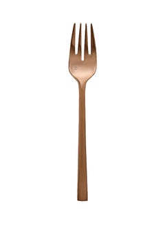 Buy Rose Gold Dessert Fork Rose Gold 17.5 L x 2.5 Wcm in UAE