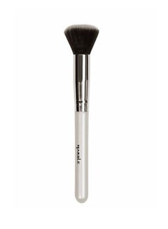 Buy Face Makeup Brush White/Silver in Saudi Arabia