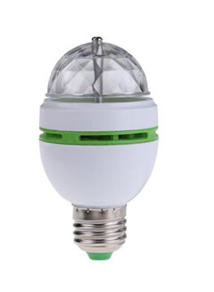 اشتري LED Auto Roating Party RGB Lamp White/Clear/Green 3 وات في السعودية