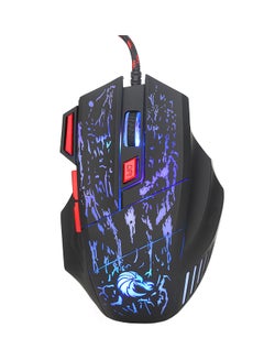 Buy H300 Wired Gaming Optical Mouse Multicolour in Saudi Arabia