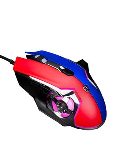 Buy AJ120 USB Wired Gaming Mouse Red/Black/Blue in Saudi Arabia