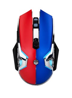 اشتري AJ120 USB Wired Gaming Mouse Red/Black/Blue في السعودية