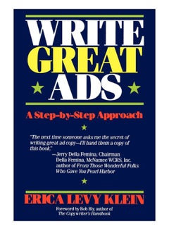 Buy Write Great Ads P Paperback English by Erica Levy Klein - 8-Aug-08 in UAE