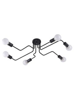 Buy Retro Vintage Ceiling Light Black/White in UAE