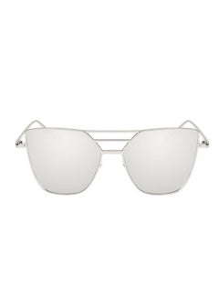 Buy Asymmetrical Sunglasses - Lens Size: 55 mm in UAE