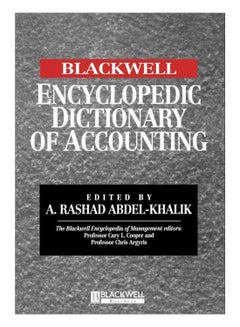 Buy Blackwell Encyclopedic Dictionary Of Accounting paperback english - 17-Sep-07 in UAE