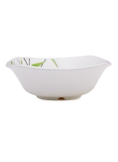 Buy Bamboo Bowl White 18cm in UAE