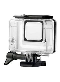 Buy Waterproof Case With Hand Grip For GoPro Hero 7 Action Camera Clear/Black in UAE
