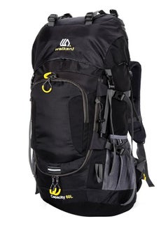 Buy Waterproof Climbing Backpack With Rain Cover 60Liters in UAE