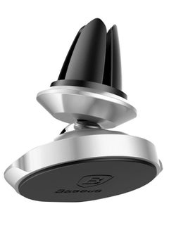 Buy Magnetic Small Ears Air Vent Car Holder Silver/Black in UAE