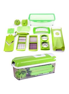 Buy Garlic Chopper And Slicer Green in Saudi Arabia