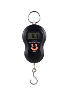 اشتري Portable Mini Electronic Digital Hanging Scale Luggage Hook أسود في مصر