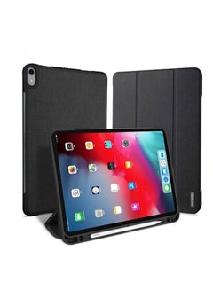 Buy Smart Case For Ipad Pro 11 2018 Pu Leather Flip Cover For Apple Ipad Pro 11 Inch 2018 Release With Pencil Holder Coque Black in Saudi Arabia