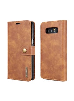 Buy Protective Case Cover For Samsung Galaxy Note 8 Brown in Saudi Arabia