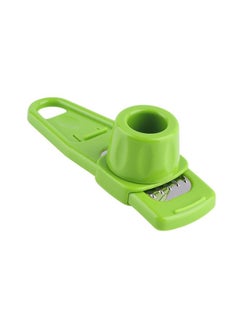 Buy Multi-Function Ginger Garlic Slicer Green/Silver in Egypt