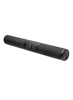 Buy Mini Alarm Clock Bluetooth Bass Speaker V4808 Black in UAE