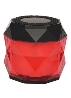 Buy Mini Portable LED Light Bluetooth Speaker V5255 Red in Saudi Arabia