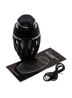 Buy Decorative Light Portable Bluetooth Speaker Black in UAE