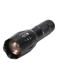 Buy Led Zoomable Flashlight Torch Black 167x 38x 32ml in Saudi Arabia