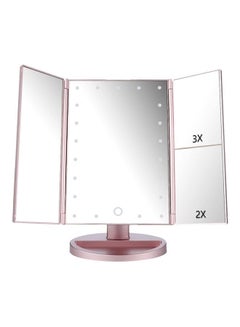 Buy 21 Super Bright Led Touch Screen Makeup Mirror White 900grams in Saudi Arabia