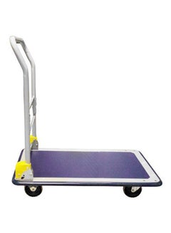 Buy Foldable Stainless Steel Platform Trolley Multicolour in UAE