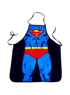 اشتري Superman Printed Apron أزرق/أسود/أحمر في الامارات