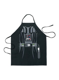 Buy Star Wars Darth Vader Printed Apron Black/Grey in UAE