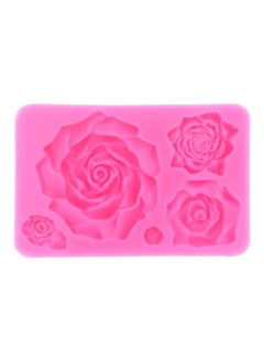 Buy 5-Cavity Decorative Rose Mould Pink in Saudi Arabia