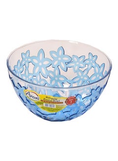 Buy Serving Bowl Clear/Blue 13cm in Saudi Arabia