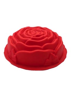 Buy Flower Design Cake Mold Red in UAE