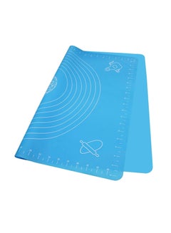 Buy Silicone Baking Mat Blue/White 1.4x29.6cm in Saudi Arabia