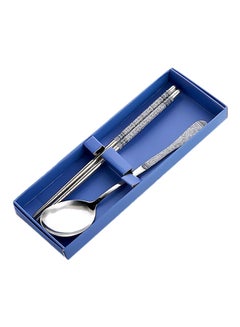 Buy 2-Piece Stainless Steel Cutlery Set Silver/Grey in UAE