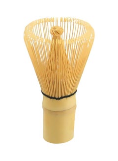 Buy Bamboo Tea Whisk Beige 10x5.5x2.5centimeter in UAE