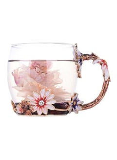 Buy Tea Cup Clear/Pink/Purple in Saudi Arabia