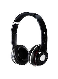 Buy Over-Ear Bluetooth Headphones Black in Saudi Arabia