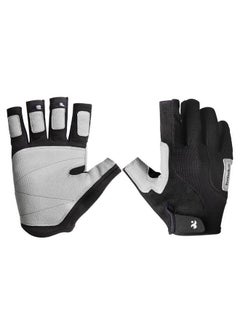 Buy Pair Of Non-Slip Half Finger Gloves in UAE